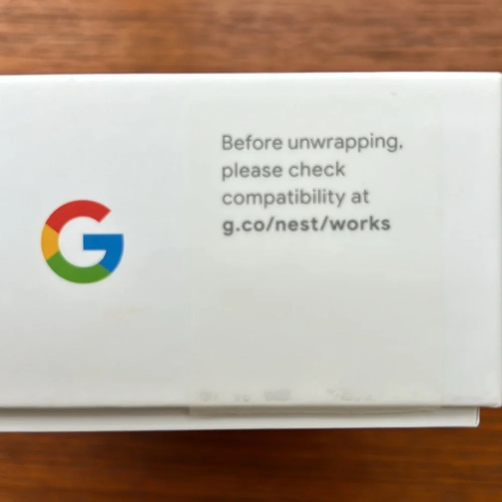 Google Nest Smart Thermostat Charcoal Open Box